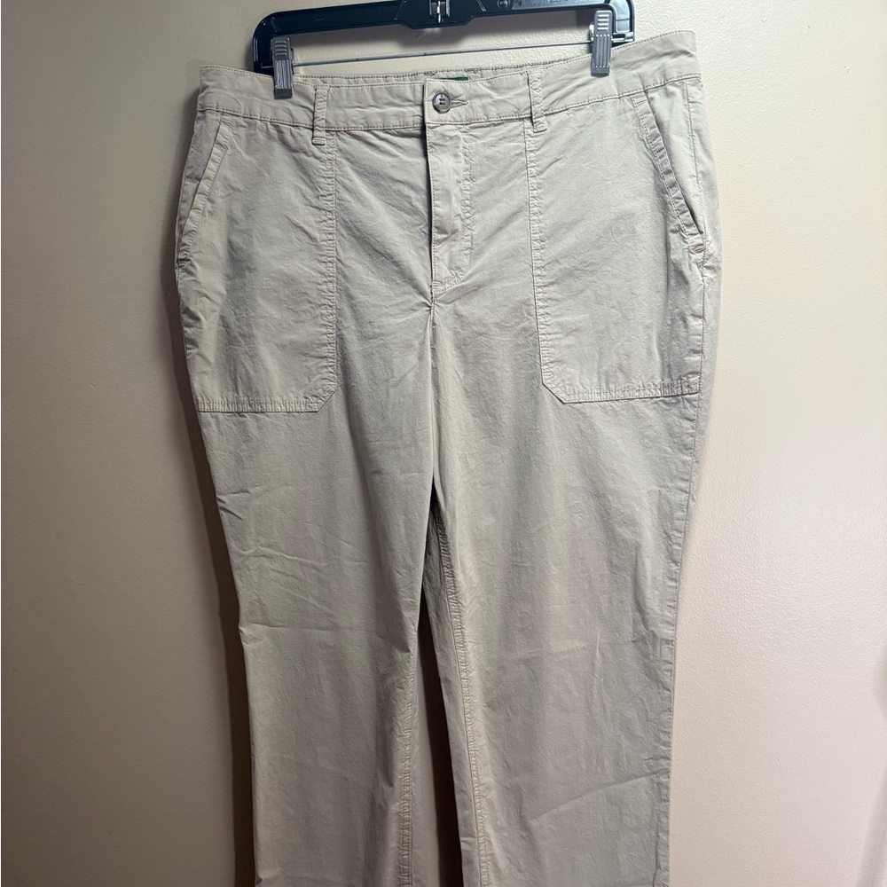 Orvis Women’s Stretch‎ Cotton Utility Hiking Pants Khaki Size 16
